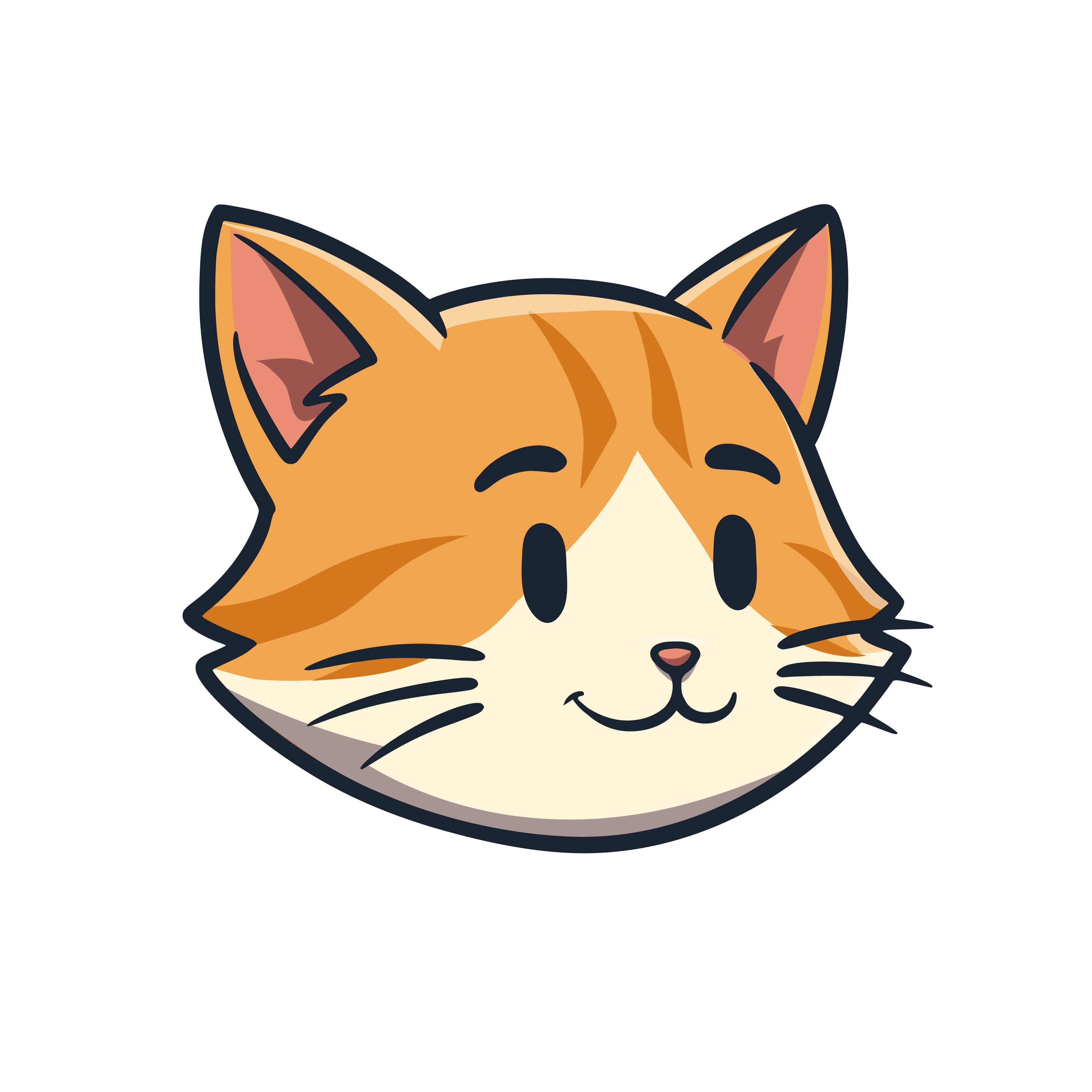 Orange Cat Design